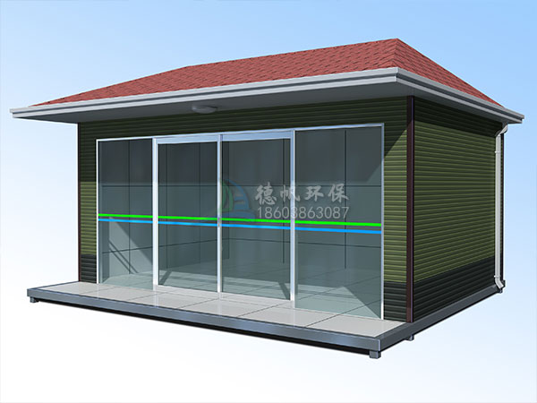 金属雕花板岗亭